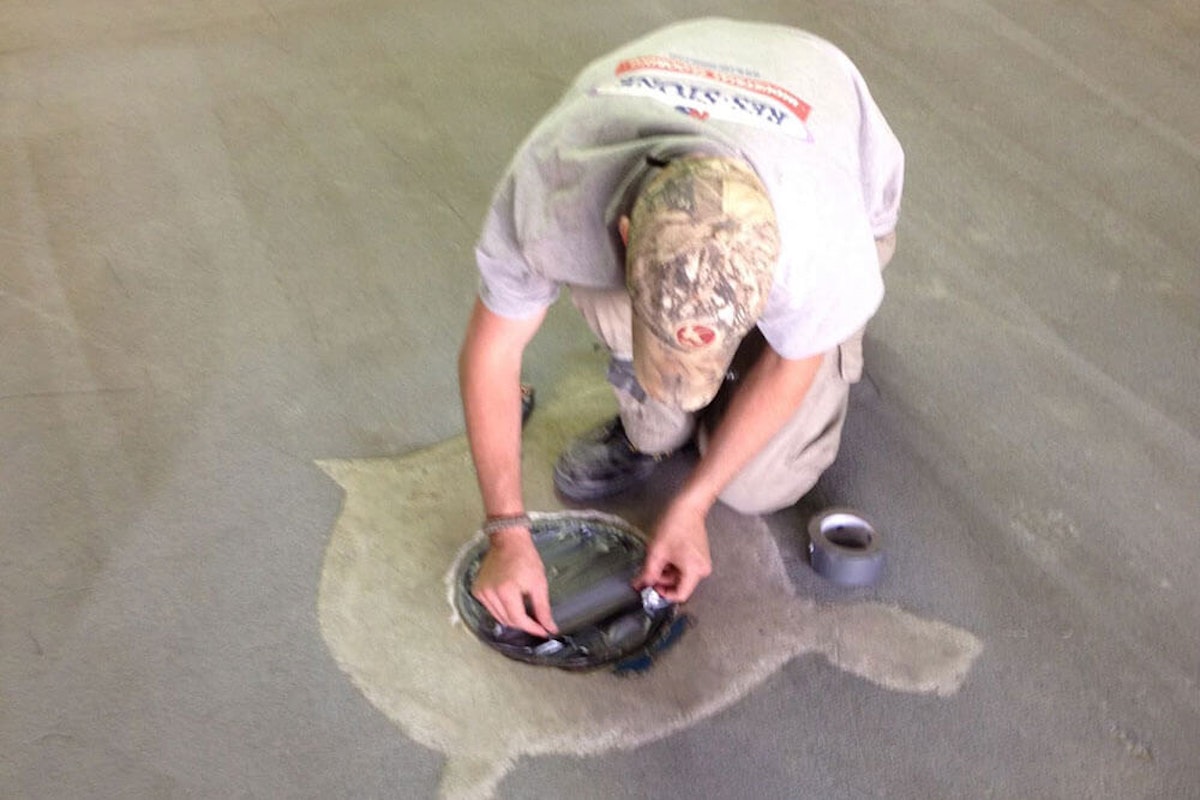 Crumbling concrete flooring under carpet - General Inspection Discussion -  InterNACHI®️ Forum
