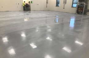 Newly polished floor in a facility. Is Epoxy Coating or Concrete Polishing Right for Your Industrial Plant?