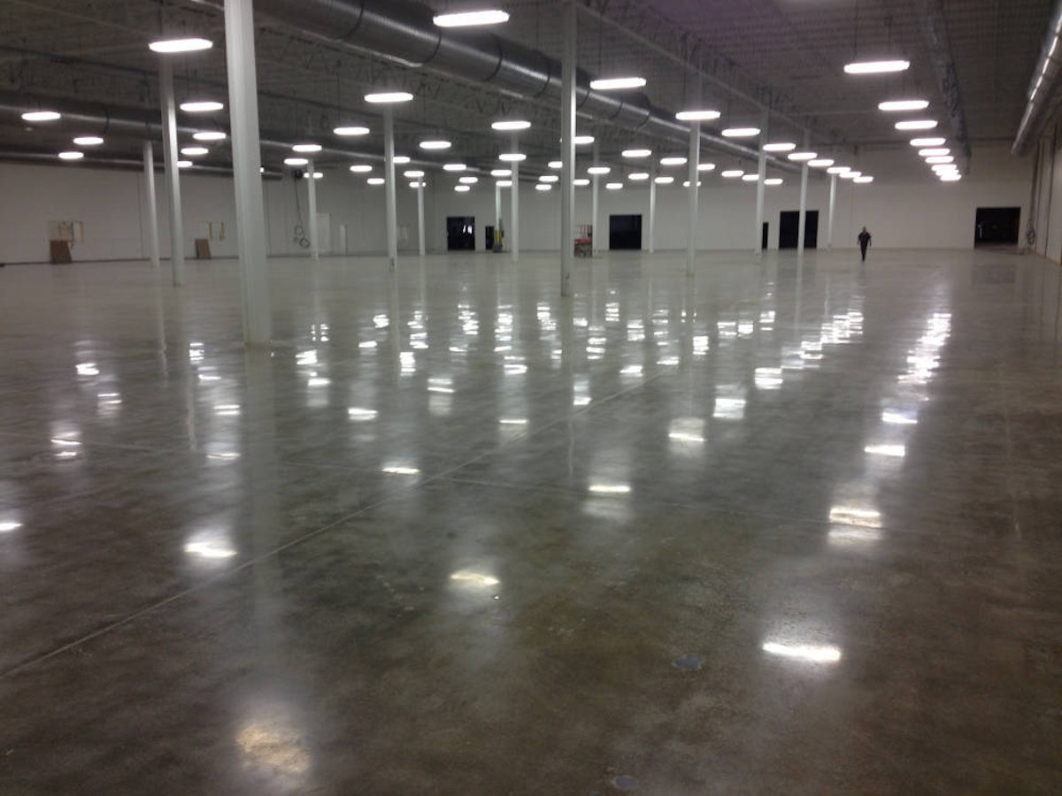Newly maintained cold storage floor How Maintaining Your Industrial Cold Storage Flooring with Concrete Polishing Helps Your Bottom Line