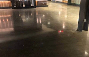 Newly polished concrete floor What Concrete Floor Polishing Contractors Can Offer Your Business